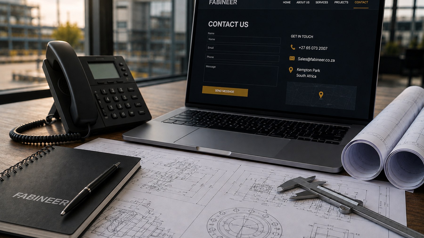 Fabineer contact and drawing review
